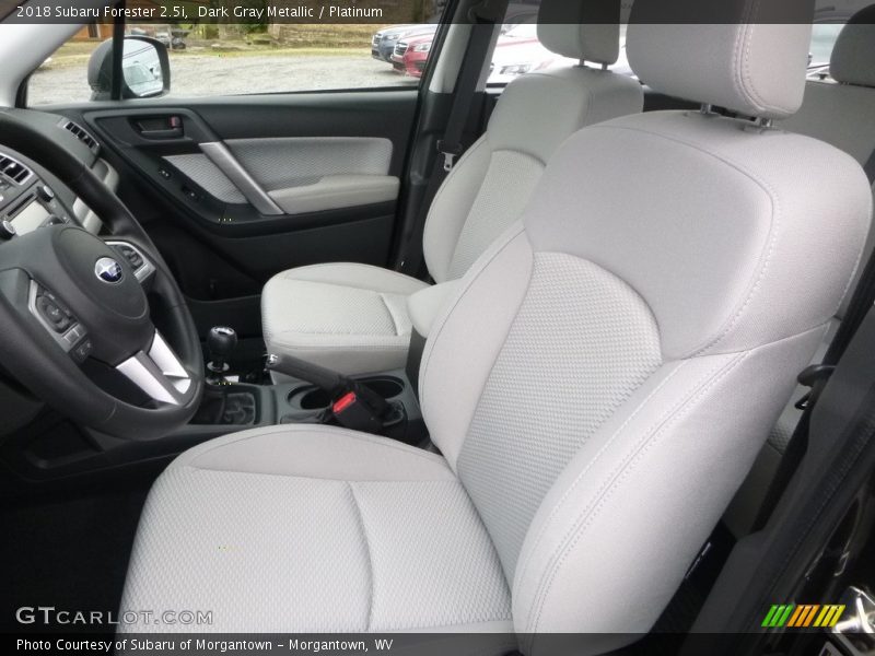 Front Seat of 2018 Forester 2.5i