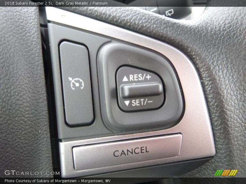 Dark Gray Metallic / Platinum 2018 Subaru Forester 2.5i
