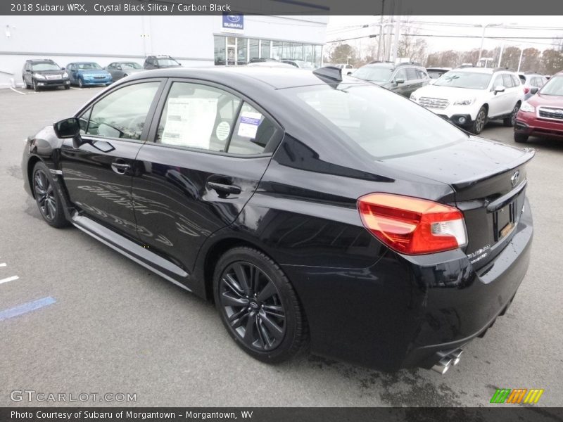 Crystal Black Silica / Carbon Black 2018 Subaru WRX
