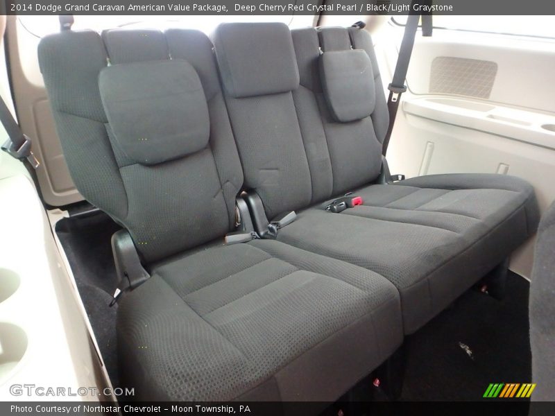 Deep Cherry Red Crystal Pearl / Black/Light Graystone 2014 Dodge Grand Caravan American Value Package