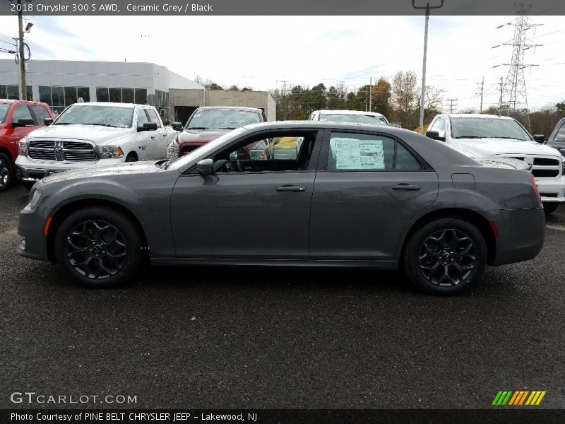 Ceramic Grey / Black 2018 Chrysler 300 S AWD