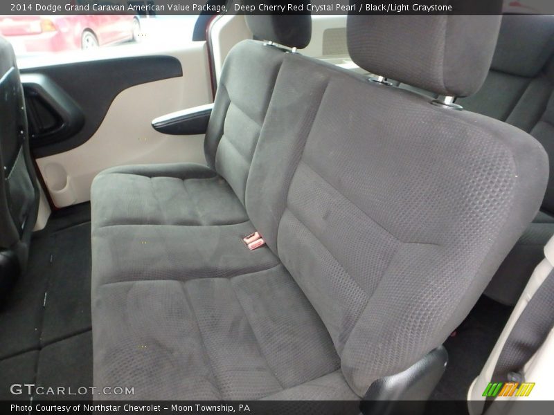 Deep Cherry Red Crystal Pearl / Black/Light Graystone 2014 Dodge Grand Caravan American Value Package
