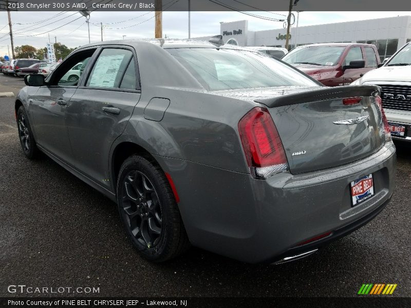 Ceramic Grey / Black 2018 Chrysler 300 S AWD