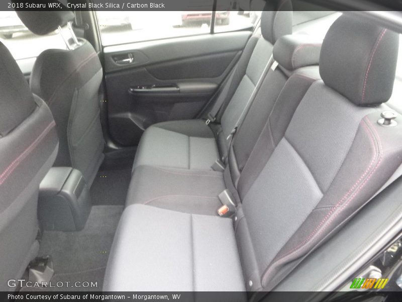 Rear Seat of 2018 WRX 