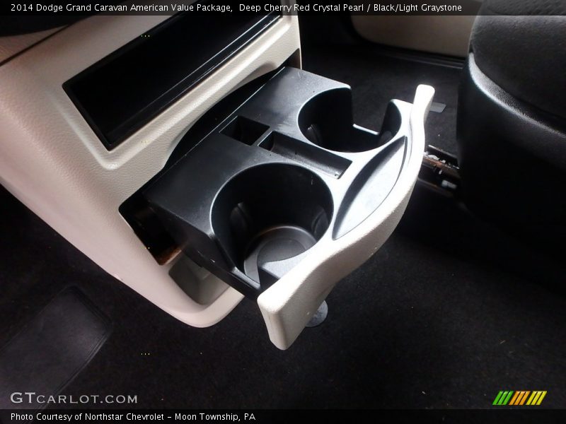 Deep Cherry Red Crystal Pearl / Black/Light Graystone 2014 Dodge Grand Caravan American Value Package