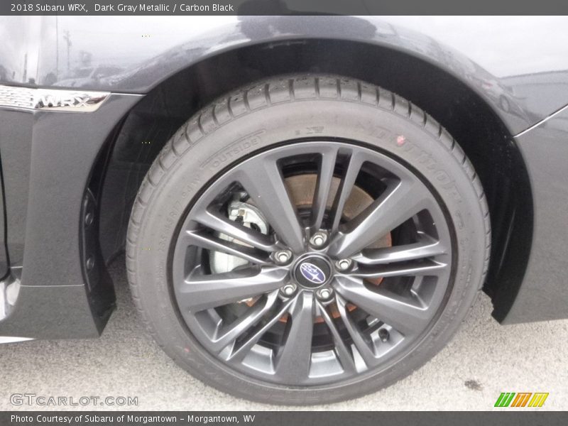 Dark Gray Metallic / Carbon Black 2018 Subaru WRX