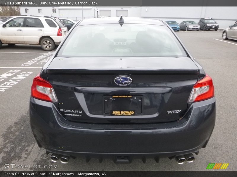 Dark Gray Metallic / Carbon Black 2018 Subaru WRX