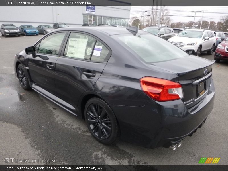 Dark Gray Metallic / Carbon Black 2018 Subaru WRX