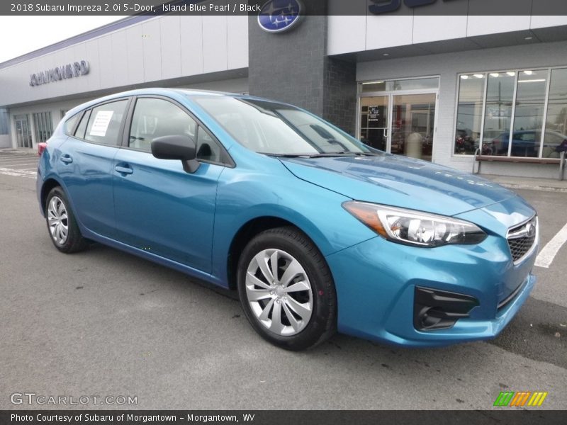 Island Blue Pearl / Black 2018 Subaru Impreza 2.0i 5-Door