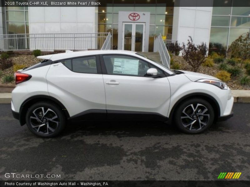 Blizzard White Pearl / Black 2018 Toyota C-HR XLE