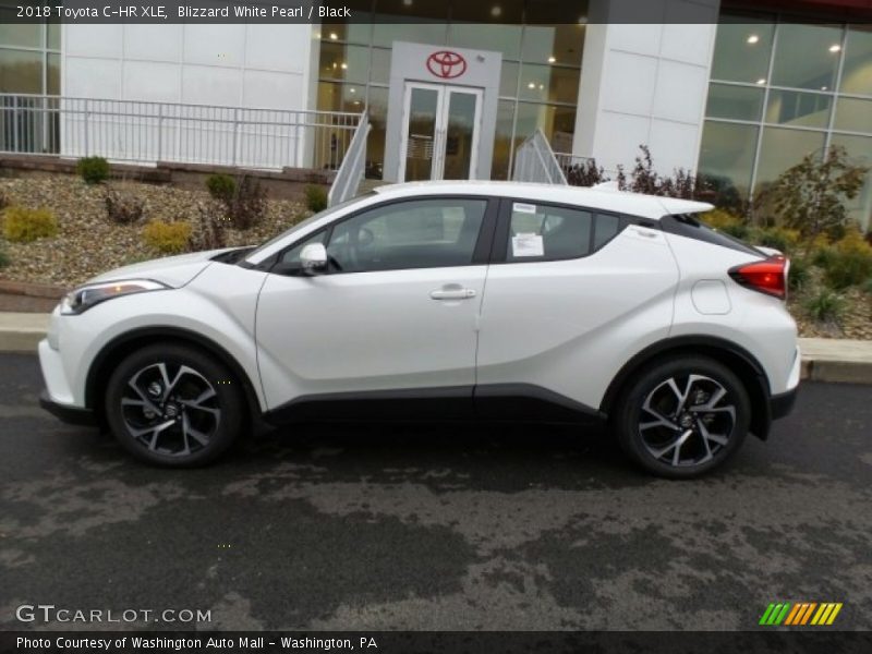 Blizzard White Pearl / Black 2018 Toyota C-HR XLE