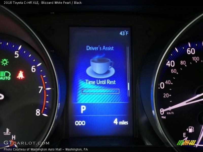 Blizzard White Pearl / Black 2018 Toyota C-HR XLE