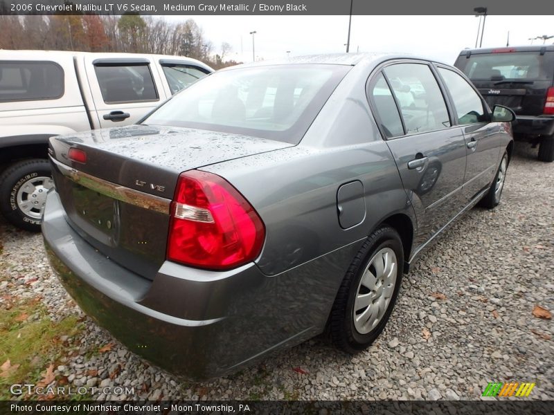 Medium Gray Metallic / Ebony Black 2006 Chevrolet Malibu LT V6 Sedan