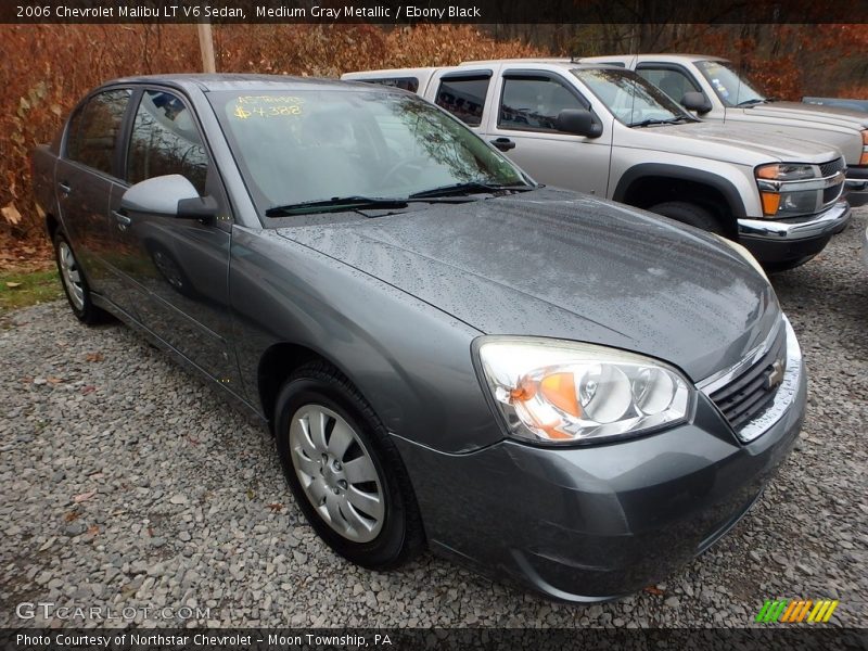Medium Gray Metallic / Ebony Black 2006 Chevrolet Malibu LT V6 Sedan