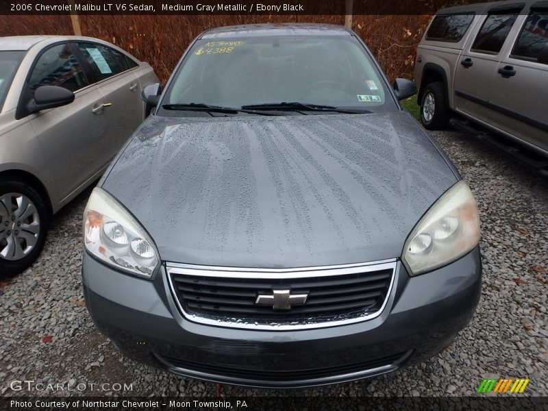 Medium Gray Metallic / Ebony Black 2006 Chevrolet Malibu LT V6 Sedan