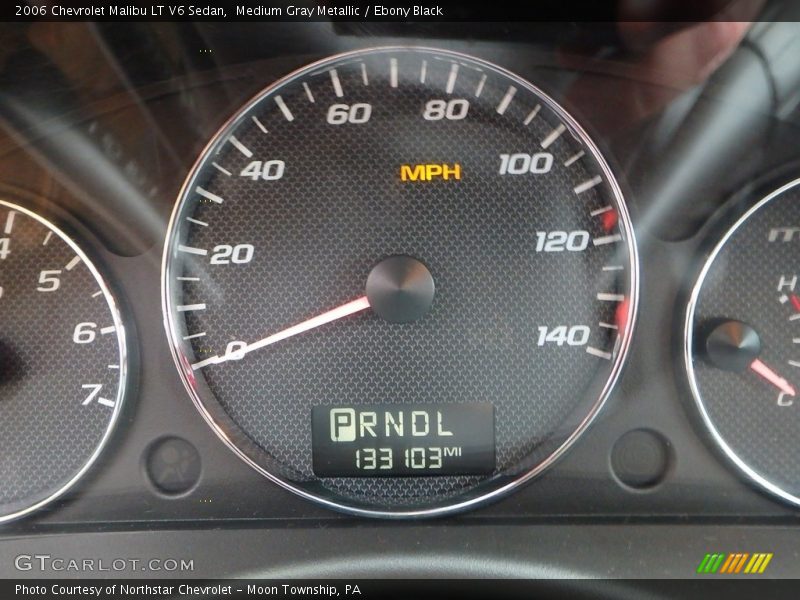 Medium Gray Metallic / Ebony Black 2006 Chevrolet Malibu LT V6 Sedan