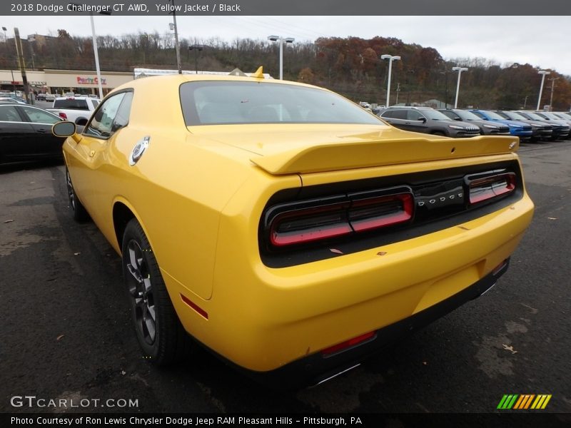 Yellow Jacket / Black 2018 Dodge Challenger GT AWD