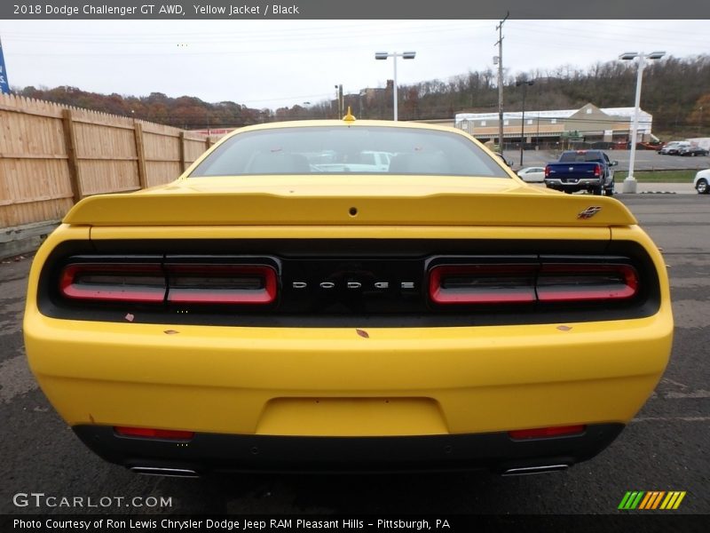 Yellow Jacket / Black 2018 Dodge Challenger GT AWD
