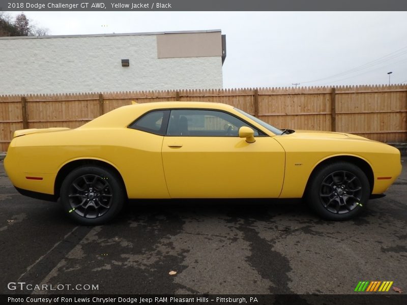 Yellow Jacket / Black 2018 Dodge Challenger GT AWD