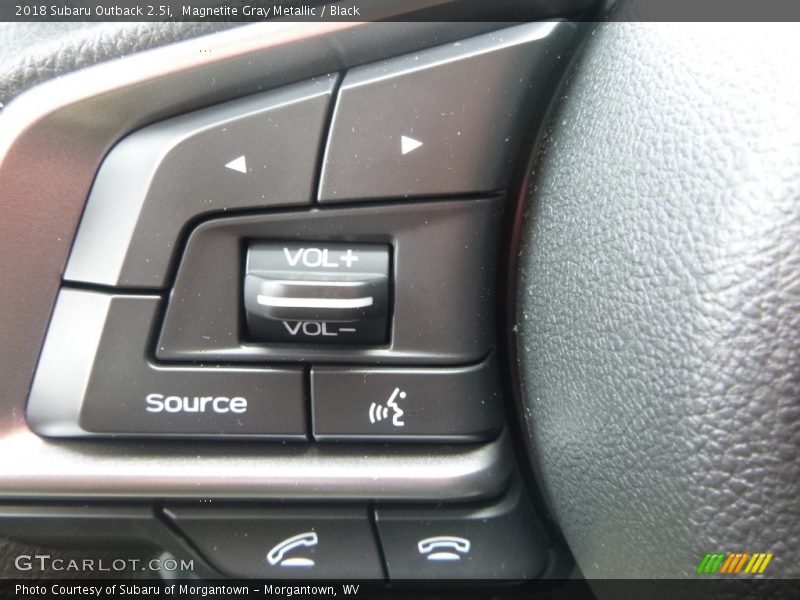 Magnetite Gray Metallic / Black 2018 Subaru Outback 2.5i