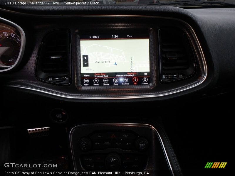 Yellow Jacket / Black 2018 Dodge Challenger GT AWD
