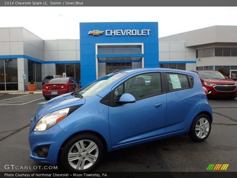 Denim / Silver/Blue 2014 Chevrolet Spark LS