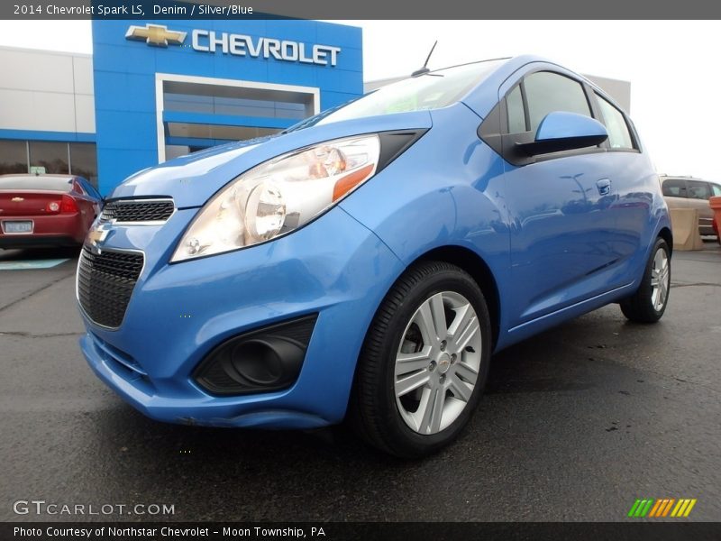 Denim / Silver/Blue 2014 Chevrolet Spark LS