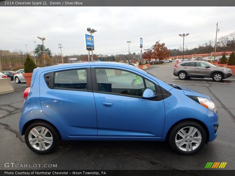 Denim / Silver/Blue 2014 Chevrolet Spark LS