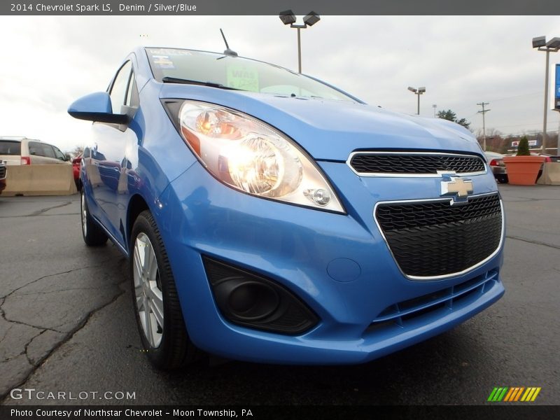 Denim / Silver/Blue 2014 Chevrolet Spark LS