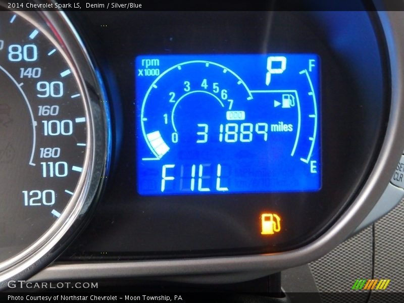 Denim / Silver/Blue 2014 Chevrolet Spark LS