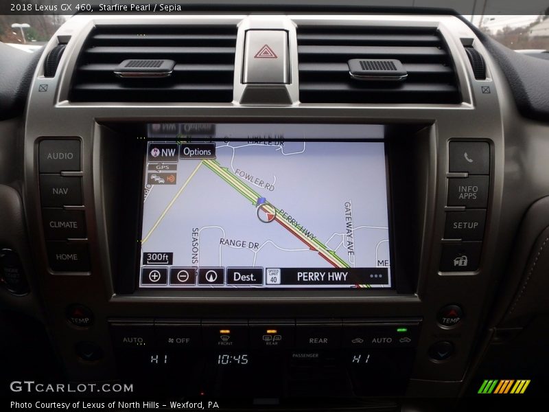 Starfire Pearl / Sepia 2018 Lexus GX 460