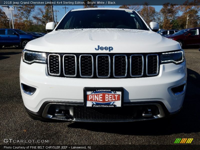 Bright White / Black 2018 Jeep Grand Cherokee Limited 4x4 Sterling Edition