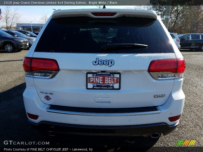 Bright White / Black 2018 Jeep Grand Cherokee Limited 4x4 Sterling Edition