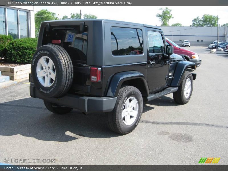 Black / Dark Slate Gray/Medium Slate Gray 2007 Jeep Wrangler Sahara 4x4