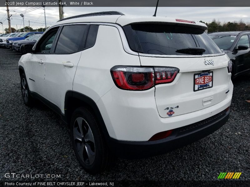 White / Black 2018 Jeep Compass Latitude 4x4