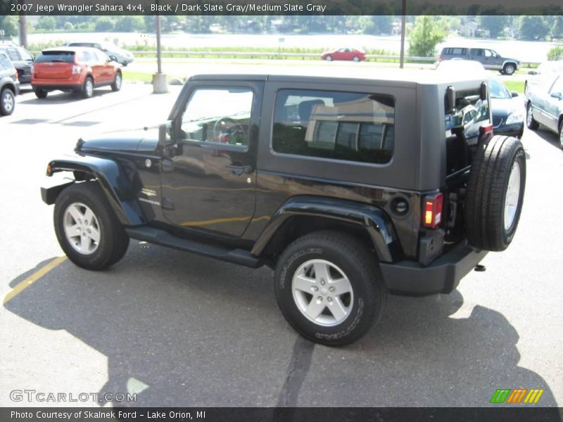 Black / Dark Slate Gray/Medium Slate Gray 2007 Jeep Wrangler Sahara 4x4