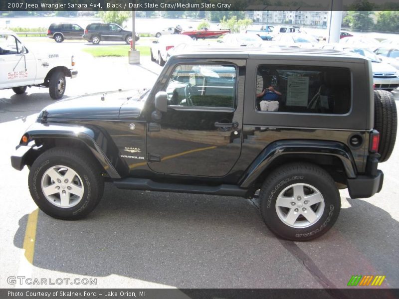 Black / Dark Slate Gray/Medium Slate Gray 2007 Jeep Wrangler Sahara 4x4