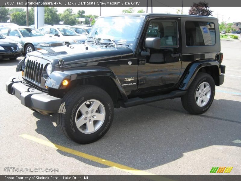 Black / Dark Slate Gray/Medium Slate Gray 2007 Jeep Wrangler Sahara 4x4
