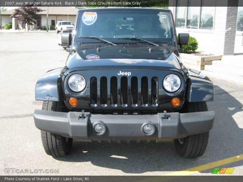 Black / Dark Slate Gray/Medium Slate Gray 2007 Jeep Wrangler Sahara 4x4