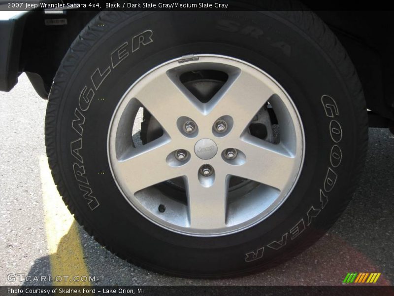 Black / Dark Slate Gray/Medium Slate Gray 2007 Jeep Wrangler Sahara 4x4
