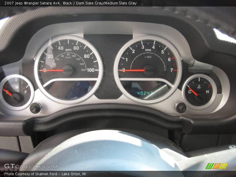 Black / Dark Slate Gray/Medium Slate Gray 2007 Jeep Wrangler Sahara 4x4