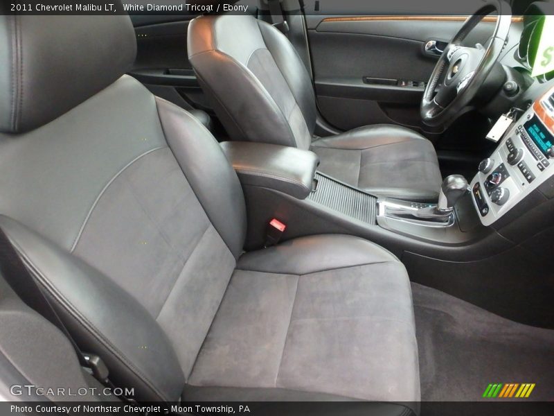White Diamond Tricoat / Ebony 2011 Chevrolet Malibu LT