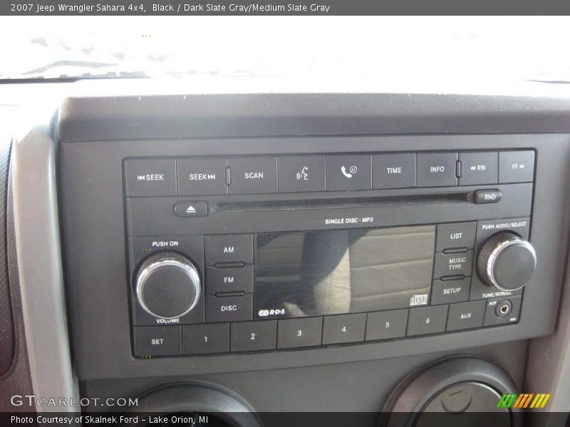 Black / Dark Slate Gray/Medium Slate Gray 2007 Jeep Wrangler Sahara 4x4