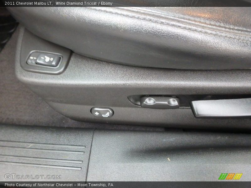 White Diamond Tricoat / Ebony 2011 Chevrolet Malibu LT