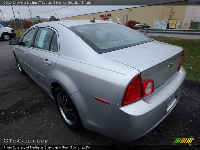 Silver Ice Metallic / Titanium 2010 Chevrolet Malibu LT Sedan