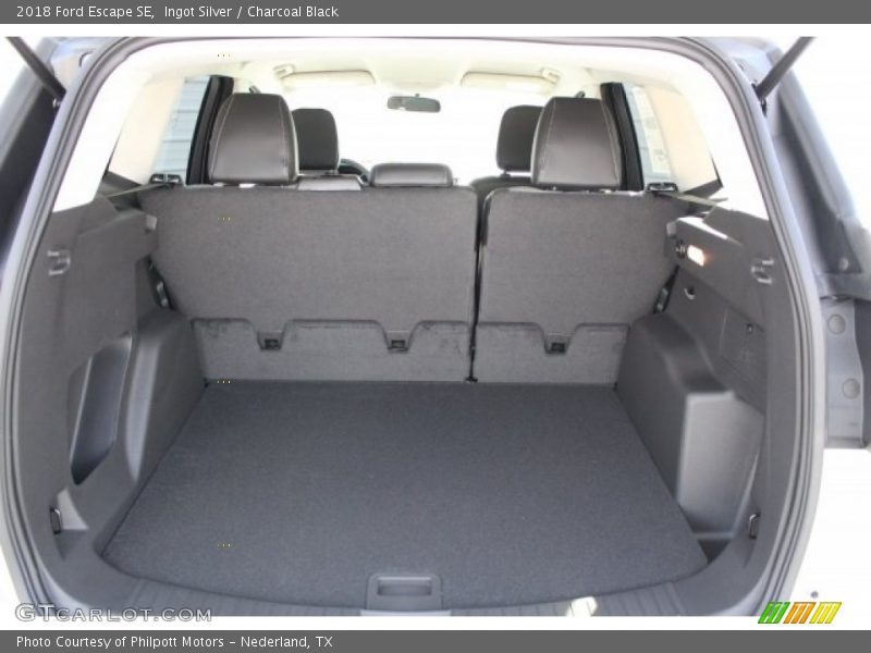 Ingot Silver / Charcoal Black 2018 Ford Escape SE