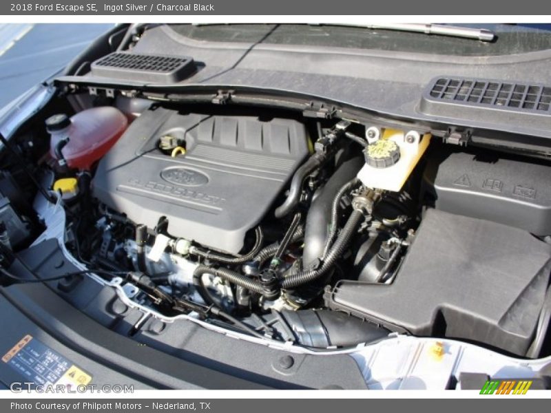 Ingot Silver / Charcoal Black 2018 Ford Escape SE