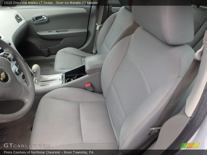 Silver Ice Metallic / Titanium 2010 Chevrolet Malibu LT Sedan