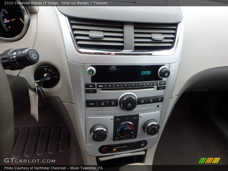 Silver Ice Metallic / Titanium 2010 Chevrolet Malibu LT Sedan