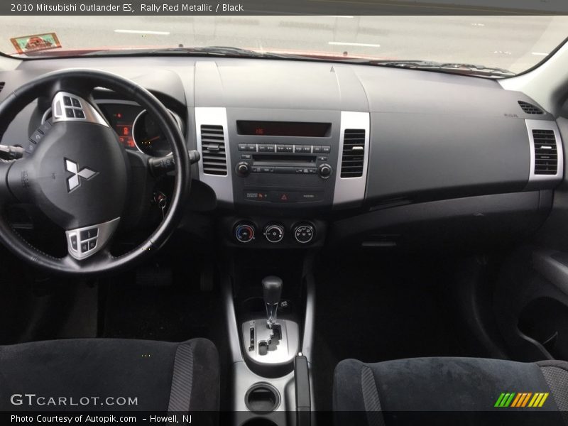 Rally Red Metallic / Black 2010 Mitsubishi Outlander ES